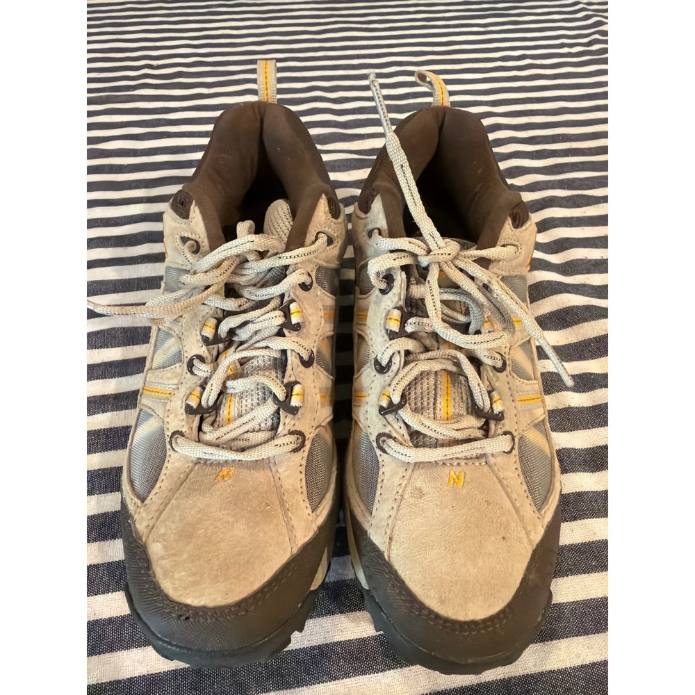 New Balance 644 Womens 7.5 D Wide Trail Walking Shoes Brown Tan MW644BR Abzorb